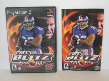 NFL Blitz 2003 (CASE & MANUAL ONLY) - PS2